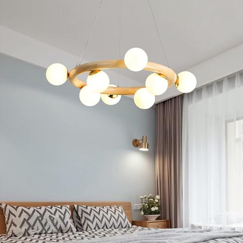 Lustre moléculaire créatif pour illuminer un salon sombre avec style