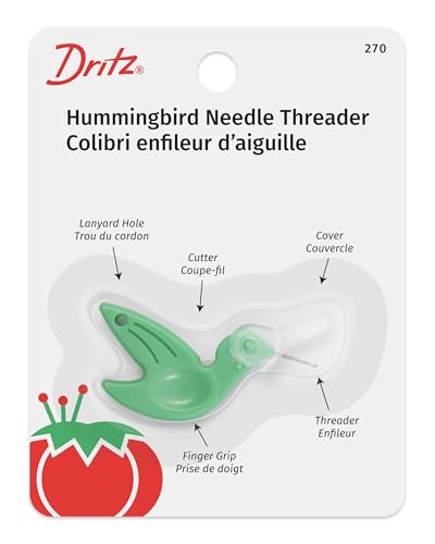 Dritz 270 Hummingbird Needle Threader , Green