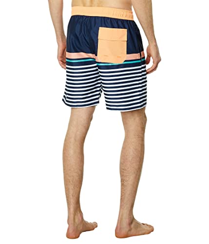 U.S. POLO ASSN. Stripe Swim Shorts Classic Navy LG2