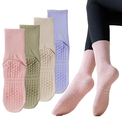 Yfunnle WX06 Yoga Pilates Non Slip Grip Socks cover