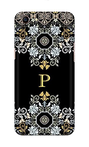 Image of Printed Hard Back Cover Case for Oppo A83 Back Cover (Alphabet P) -1803