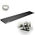 LIEKUMM 5/8 Inch Rise Wheelchair Ramps for Doorways,1500 LBS Capacity?Cuttable?Rubber Threshold Ramps?Convenient for Sweeping Robovac?Suitable for Home Entrance,Garage Entrance,Etc.