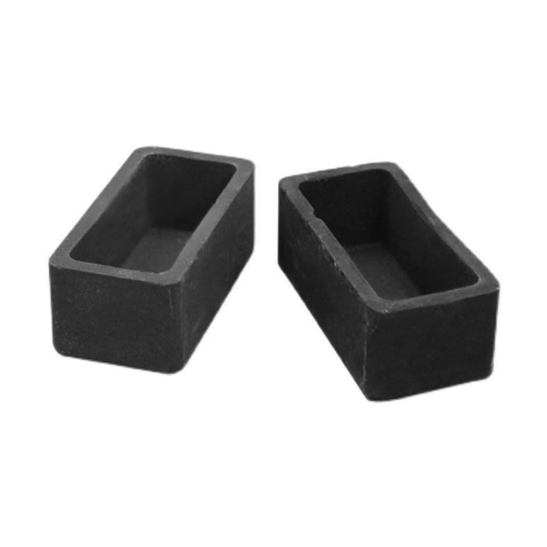 Crisol de carburo de silicio, cerámica duradera para fusión de metales a alta temperatura, 63 x 52 x 103,5 mm, ideal para fundición de metales y fabricación de joyas, 1 unidad
