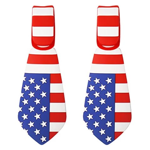 2 Pack Luggage Tag, American Flag Luggage Tags for Suitcases TSA Approved, Silicone Personalized Suitcase Tags Identifiers Travel Baggage Bag Tags Luggage Id Tags Cover