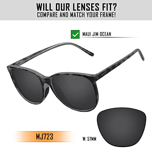 Polarized Replacement Lenses for Maui Jim Ocean MJ723 Sunglass2