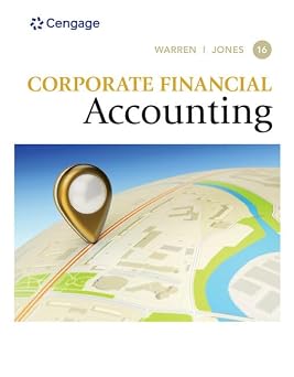 Corporate Financial Accounting MindTap Course List