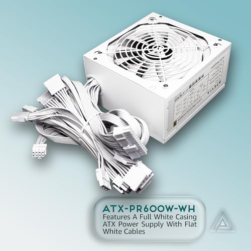 Image of Apevia ATX-PR600W-WH Prestige 600W 80+ Gold Certified, RoHS Compliance, Active PFC ATX Gaming Power Supply White