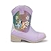 Bluey Toddler Cowboy Boots – Officially Licensed Western Cowgirl Riding Footwear, Character Fashion Boot, Kids Costume Dress-Up Shoe, Pull-On Rodeo Style, Pink, Size 9 Toddler