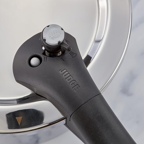 Judge Stainless Steel Pressure Cooker 5L, (25cm) With Steamer Basket, Great Healthier and Quicker Cookware, Suitable for All Hob Types - Image 4