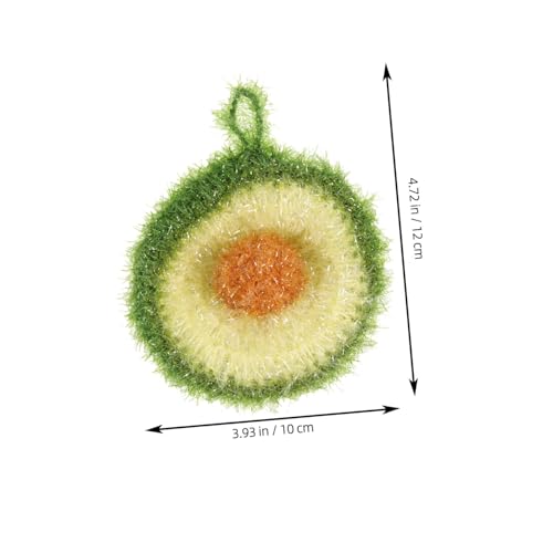 Image of UPKOCH 5pcs Sponges Scrubbers Fruit Shape Kitchen Cleaning Sponges Dishwashing Cloths Scourers Sponges Scrubber Cleaning Ball for Pot Bowl Stoves Cooker Hoods