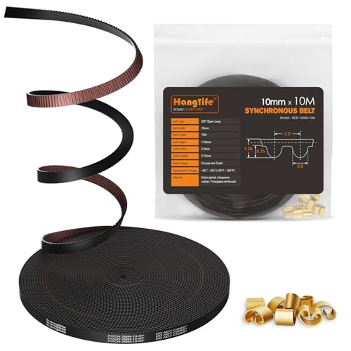 Cinghia Sincrona GT2 Per Stampante 3D | 6mm X 10m Con Fibbie In Rame | Alta Resistenza Per Macchine CNC, Stampanti E Attrezzature Industriali - Foto 11