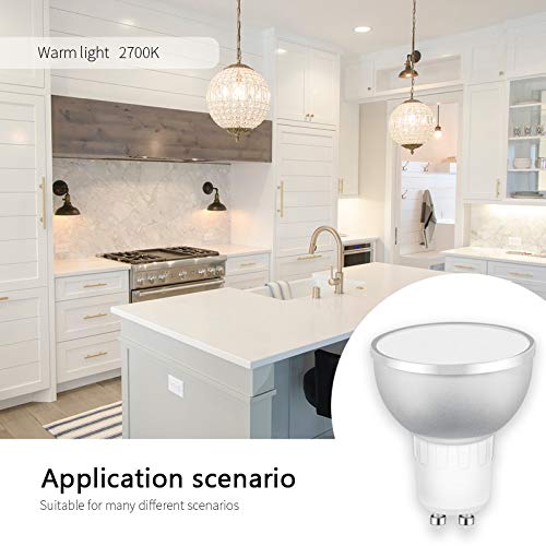 Ampoule Gu10 Connectée, Ampoule Wifi Alexa Gu10, Compatible Avec Google