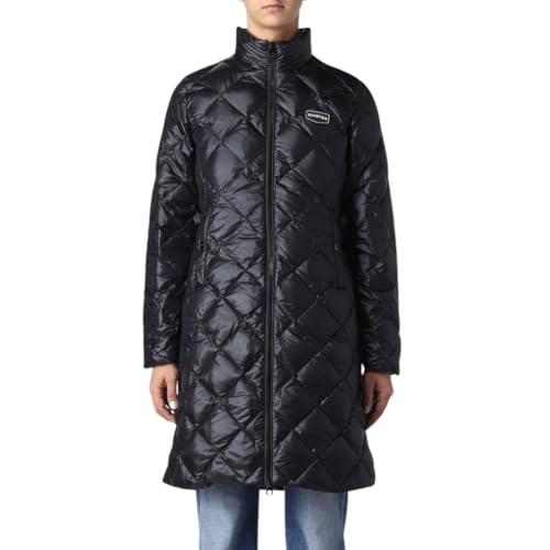 [デュベティカ] ロング丈 ダウンジャケット 細見え 足長 着やせ ウエストマーク レディース 女性 ダウンパーカー コート アウター ブラック 黒 ホワイト 白 きれいめ ファッション 美シルエット 軽量 正規品 人気 ナイロン おしゃれ ストリート 旅行 暖かい コーデ [並行輸入品]