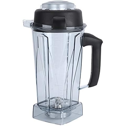 Vitamix Container, Blender Container Blender Parts Container for Vitamix 2000ml, Replacement Container Jug 64Oz for Vitamix Blender, Transparent Blender Container for Smoothies, Soups, Frozen Fruit Cover