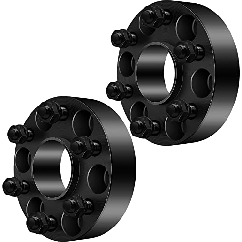 ECCPP 2x 1.5 inch 6x120 Hubcentric Wheel Spacers 6 Lug 6x120mm to 6x120mm 14x1.5 Studs fits for Colorado Traverse Wheel Spacers for Canyon Wheel Spacers
