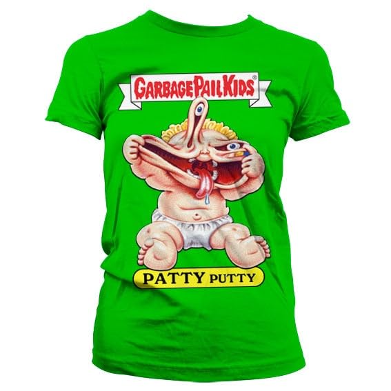 Haut vert Garbage Pail Kids Patty Putty femme résolvant le manque de style