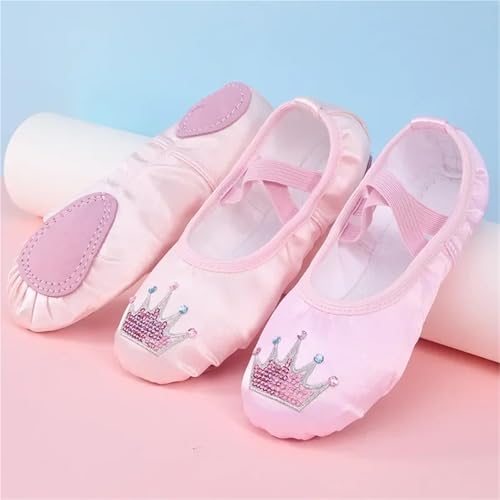 Ballet Slippers Children's Dance Shoe Soft Sole Practicing Cat Claw Satin Embroidery Ballet Body Yoga Girl Indoor Gymnastics Shoes4