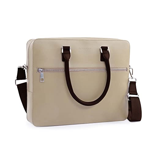 Image of OLIVES & GOLD 14 inch ROYE Laptop Bag For Men and Women | Detachable and Adjustable Shoulder Strap | Travel Friendly | Lightweight