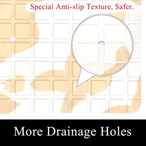 Tapis de douche antidérapant baignoire avec ventouses renard