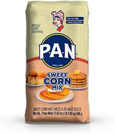P.A.N. Sweet Corn Mix – Gluten Free Mixture for Cachapas (1.1 lb/Pack of 1)