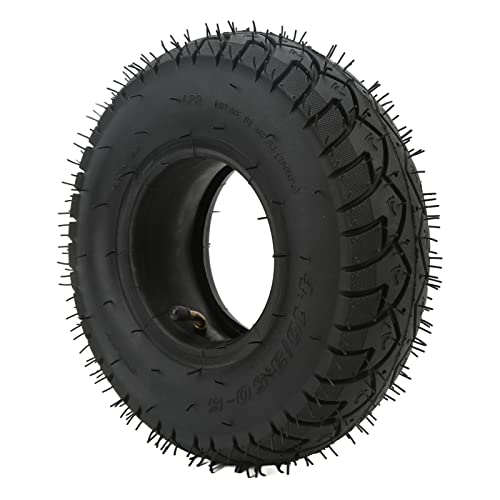 Diydeg 4.10/3.50?5 Tire and Set, Inflatable Rubber Electric Scooter Outer Tire and, Anti Skid and Shockproof Scooter Replacement Wheels Spare Accessories