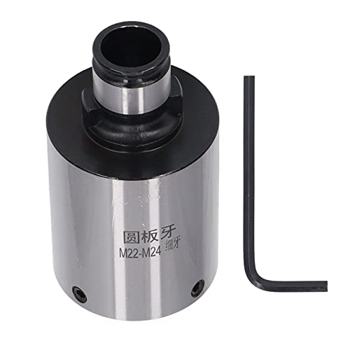 Round Day Chuck GT24 Précision en acier en carbone Filetage de filetage de dépérisation de 30 mm diamètre extérieur pour tapisser les machines à forage avec fonctionnalité et (Fine Thread)