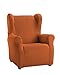 Produktbild Martina Home Emilia Tasche Sillón Orejero, Stoff, Orange, 33 x 8 x 42 cm