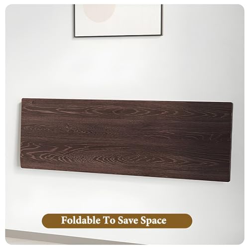 Table pliante murale en bois massif au design moderne et durable