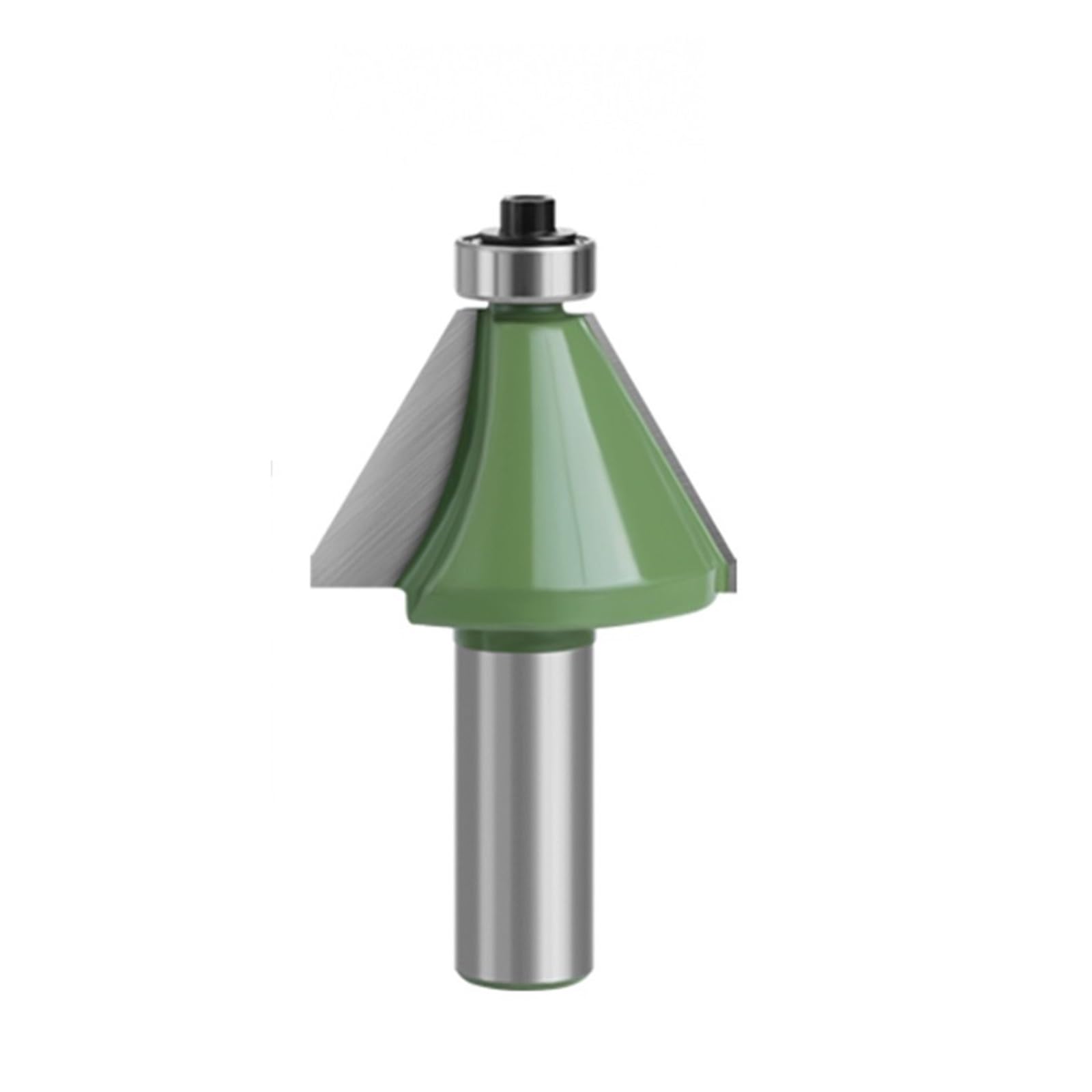 1PC 12mm 1/2" Shank Chamfer Router Bit 11.25°/15°/22.5°/30°/45° Wood Milling Cutter(12mm Shank,22.5 Degree)