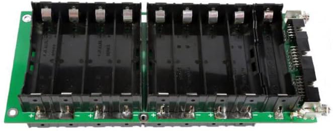 XBERSTAR 18650 Battery Holder 62V/72V Battery Box Balancer PCM 17s 45A BMS DIY Kit 18650 Battery Pack for Ebike Electric Car (62.9V Battery Holder)