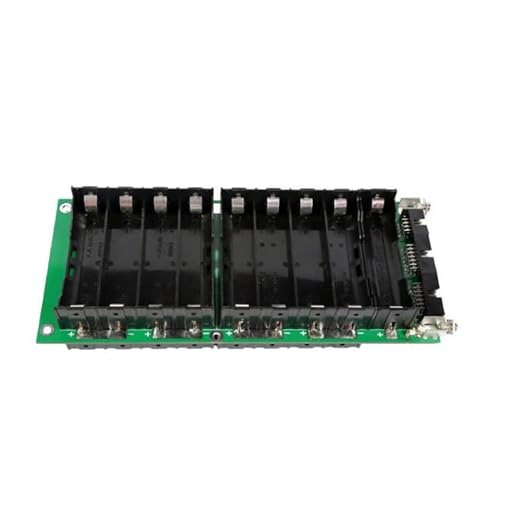 XBERSTAR 18650 Battery Holder 62V/72V Battery Box Balancer PCM 17s 45A BMS DIY Kit 18650 Battery Pack for Ebike Electric Car (62.9V Battery Holder)