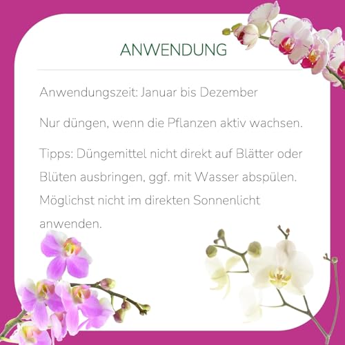 Substral Orchideen Nahrung, 250 ml, Flüssige Spezialnahrung für alle Orchideenarten, mit Humifirst