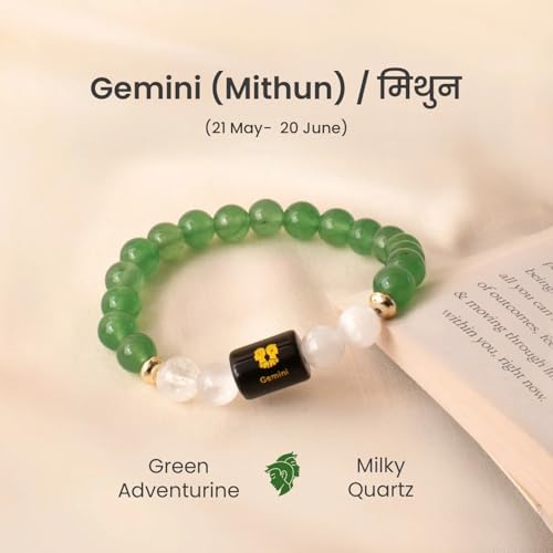 Image of Astrotalk Zodiac Crystal Bracelet | Balances Energy & Enhances Positivity | Certified Healing Crystals with Certificate | Astrology Bracelet for Man & Woman | Gift for Man & Woman
