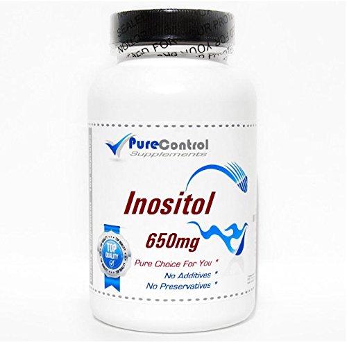 Inositol 650mg // 200 Capsules // Pure // by PureControl Supplements