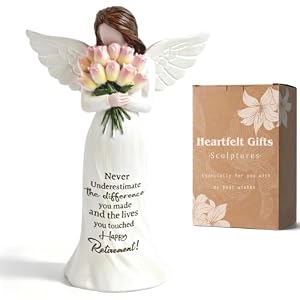 Retirement Gift for Woman,Warm Retirement Angel Figurines