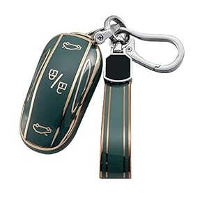 Avgardcat TPU Key fob Cover Compatible with Tesla Model X Accessories Keychain Remote Key Protection Cover (Grey)