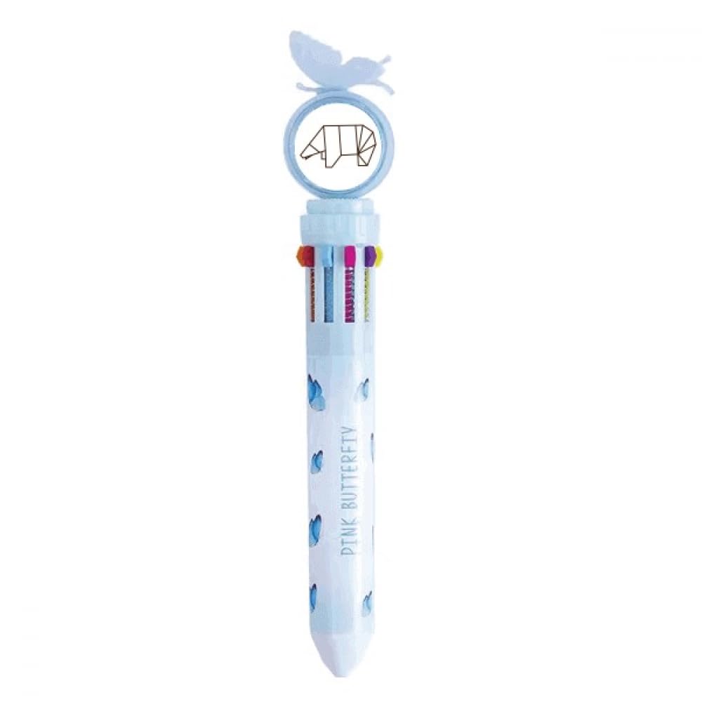 Stylo à bille rétractable multicolore Origa Bear compagnon idéal des devoirs colorés