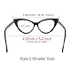 50er Jahre Damen Brille Elvis Rahmen Partybrille Cat Eye Katzenauge Dress up Parteien Dawnzen®