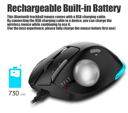 El ratón trackball inalámbrico ergonómico ideal para solucionar tus dolores de muñeca 6