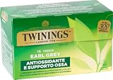 Twinings, Tè Verde Earl Grey, Antiossidante, 20 Filtri