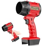 Rozlchar Electric Cordless Leaf Blower Compatible for Milwaukee 18V Batteries(No Battery), Variable Speed Handheld Turbo Blower with Powerful Motor, Portable Dust/Snow Cleaner for Lawn, Patio
