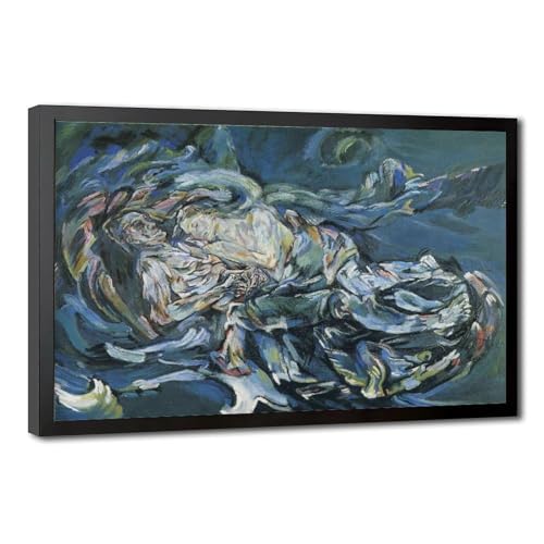 Cadre à suspendre et poster La mariée du vent Oskar Kokoschka pour chambre