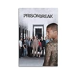 BBVCCL Poster de la série télévisée Prison Break - Impression sur toile - Impression d'art moderne pour chambre à coucher - 40 x 60 cm