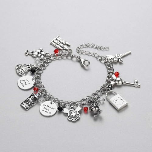 Braceleet Charms Stainless Steel Chain Comic Charm Bracelets Pendant for Woman Gift2
