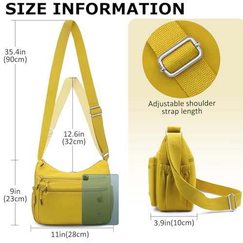 Shoulder Handbag for Women Crossbody Purses Nylon Messenger Bag Fashion Ladies Lightweight Travel Bag4