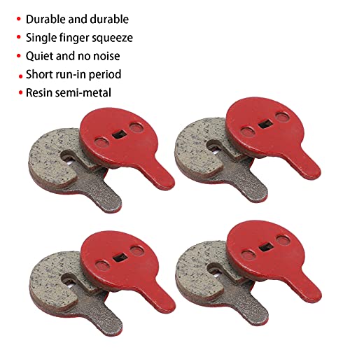 Lwuey LWUEYYNPSA2IGZH Bike Disc Brake Pads, Bicycle Resin Oil Brakes Pad Semi Metal Smooth Braking Low Noise Replacement Bicycle Pads Kit Cycling Mute 026 Accessory Set thumb #6