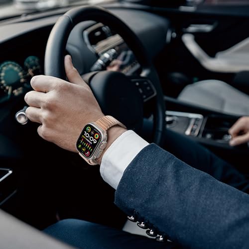 WINGLE Ultra 2 Band Compatible with Apple Watch Band Ultra 2 49mm 46mm 45mm 44mm 42mm for Men Series 10 9 8 7 SE 6 5 4 3, Stainless Steel iWatch Band with Magnetic Buckle