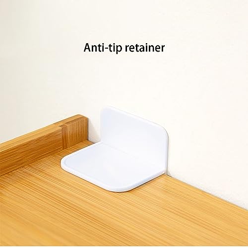 Meuble à chaussures peu encombrant en bambou naturel pour entrée compacte