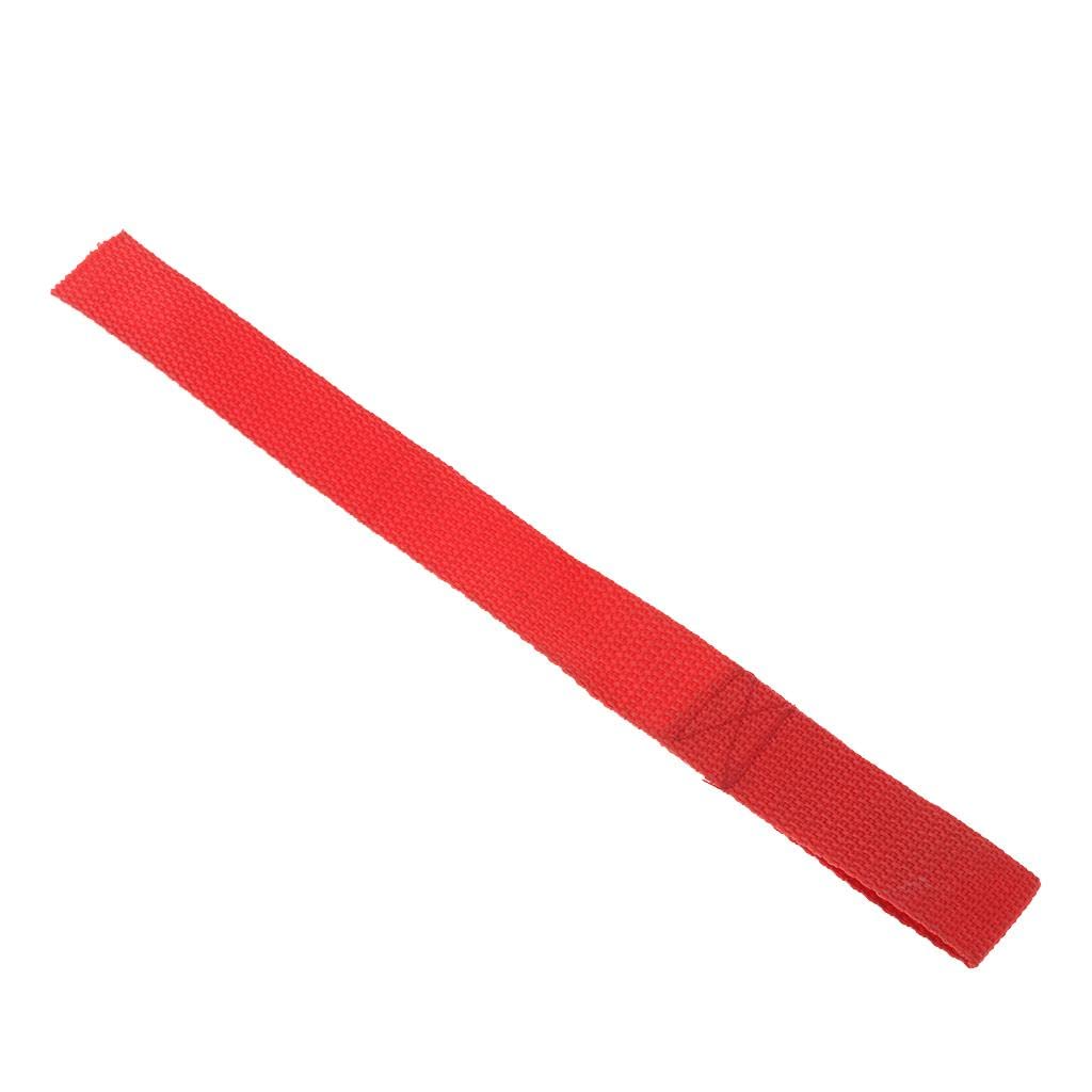 Correa Roja De Poliéster Con Gancho Del Cabrestante Winche Universal ATV Parts 8cm / 3.15 Inch