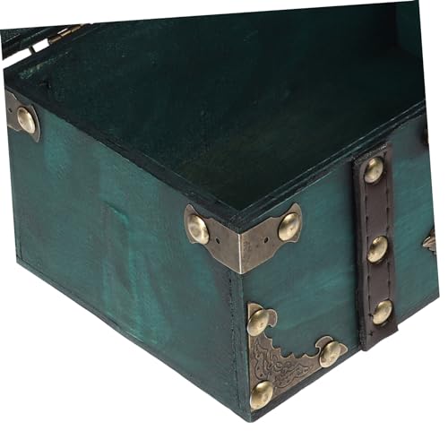Coffre trésor en bois vintage polyvalent et robuste pour bijoux